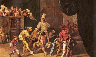 Pieter Janz. Quast, Brutus als zot voor Tarquinius 