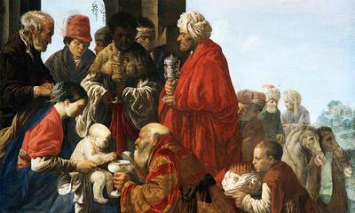 Hendrick ter Brugghen, De aanbidding van de  koningen, 1619 