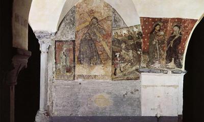 Muurschilderingen, Crypte St.-Baafskathedraal, Gent, 1480, 1540