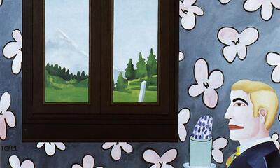 Reinier Lucassen, Portret van A. F. als Mike Hammer, 1971,