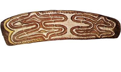 Asmatschilden,  zuidwest Nieuw-Guinea 