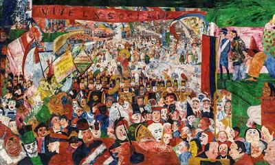 James Ensor, De intocht van Christus te Brussel.