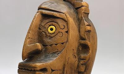 Korwar, voorouderfiguren,  noordwest Nieuw-Guinea