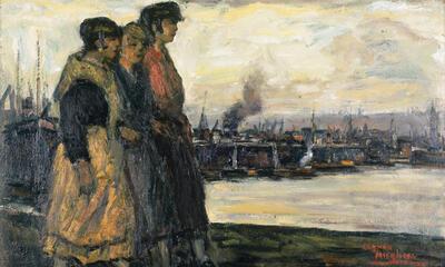 De geveltoerist: Eugeen van Mieghem brengt Antwerpse dokken tot leven