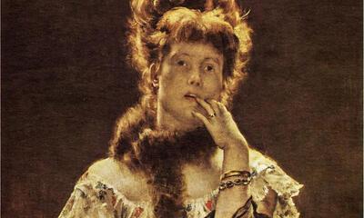 Alfred Stevens, Parijse sfinks, 1867