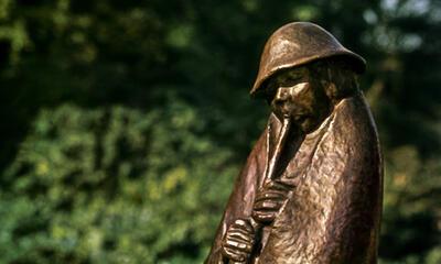 Ernst Barlach, De fluitspeler, 1936