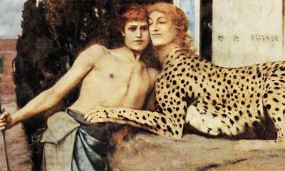 Fernand Khnopff, Pour I' art, I' art of les caresses 