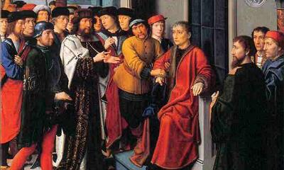 Gerard David, Het oordeel van Cambyses, 1498 