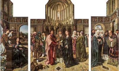 Goossen  van der Weyden, Triptiek van de  familie Colibrant, 1516 