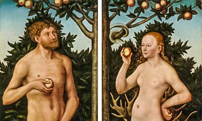 Lucas Cranach de Oude, Adam en Eva 