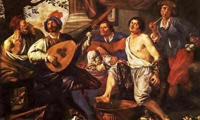 Theodoor Rombouts, 'De vijf zintuigen' 