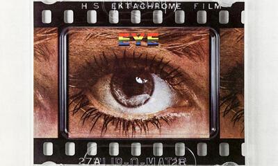 Joe Tilson,  Kleurendia: Het gezicht 