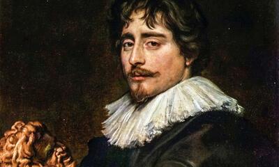 Antoon van Dyck, Portret van Frans du Quesnoy (?)
