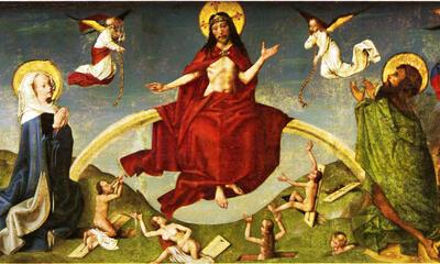 Antwerpse meester, Het laatste oordeel,  de zeven werken van  barmhartigheid en de  zeven hoofdzonden 