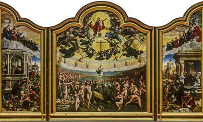 Barend van Orley, Het laatste oordeel en  de zeven werken van  barmhartigheid 