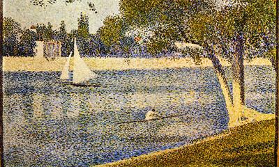 Georges Seurat, De Seine bij 'la Grande-Jatte', Lente 1888