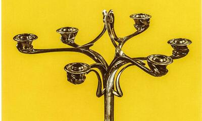 Henry van de Velde, Zesarmige kandelaar, ca. 1900