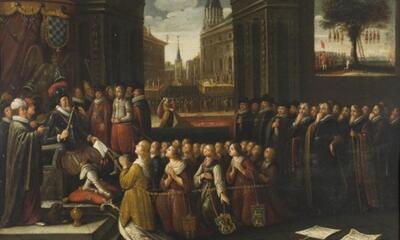 Het schrikbewind van Alva, 17de eeuw, collectie STAM, objectnummer 00793 