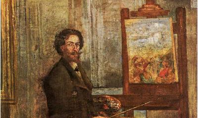 James Ensor, Ensor vóór zijn schildersezel 