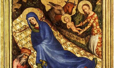Nederlandse anonymus, Geboorte van Jezus, omstreeks 1400