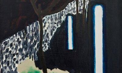 Roger Raveel, Pad in een tuin (1954). Collectie Roger Raveel Museum / Vlaamse Gemeenschap.  