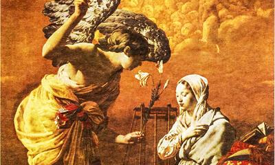 Hendrick ter Brugghen, De blijde boodschap, 1629