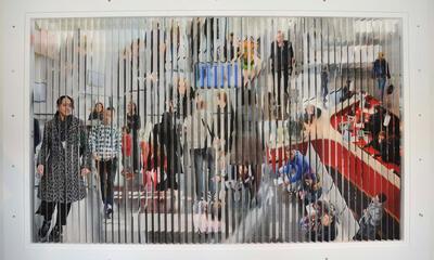 Francesca Scarito en Dominique Gastout, Dé_marches, 2015, 9-kleuren pigmentinkjetprint (K3) op 100% katoen Hahnemühle-papier.  