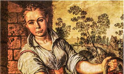 Joachim Beuckelaer, Groenteverkoopster, 1565