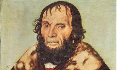 Lucas Cranach de Oude, Portret van Dr. J. Schöner, 1529