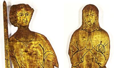 Onbekend Meester, Grafplaten van Willem Wenemaer en van Margarete Sbrunen 