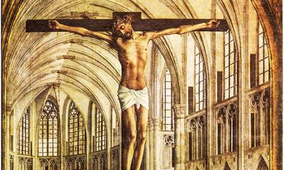 Rogier van der Weyden, Middenpaneel van het Sacramentsaltaar 