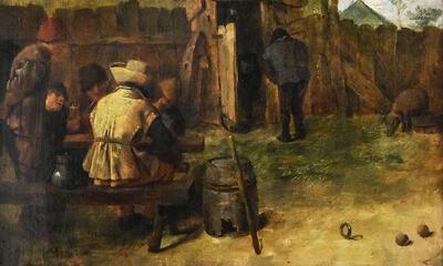 Adriaan Brouwer, Drinkebroers aan tafel, De Bolspelers 