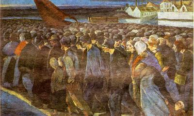 Eugeen Laermans, Stakingsavond, 1893