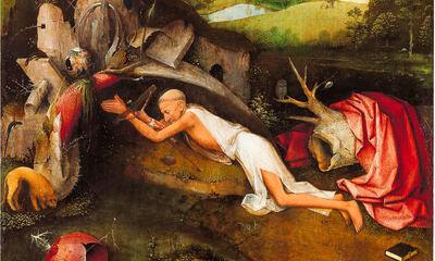 Hiëronymus Bosch, De Heilige Hiëronymus in gebed