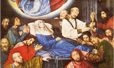 Hugo Van der Goes, De Dood van Onze-Lieve-Vrouw 