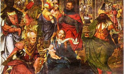 Meester van de Antwerpse Aanbidding, De Aanbidding