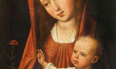 Meester van de Magdalenalegende, Madonna met de Anjer 