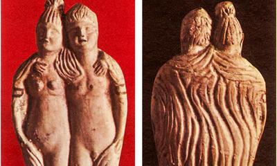 Onbekend Gallo-Romeins Meester, Eros en Psyche