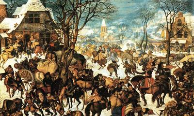 Roelandt Savery, Plundering van het dorp, 1604