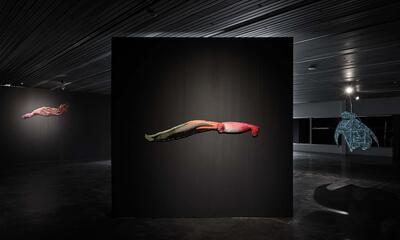 Katja Novitskova, Earthware (brooding squid 02), 2025