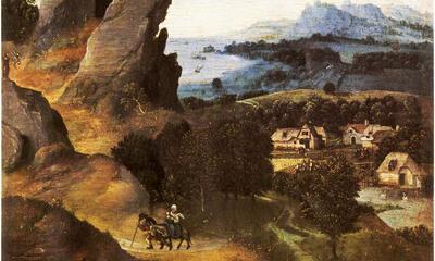 Joachim Patinir, Landschap met de Vlucht naar Egypte 