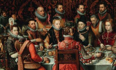 Banket der Monarchen, Alonso Sánchez Coello_National Museum in Warsaw