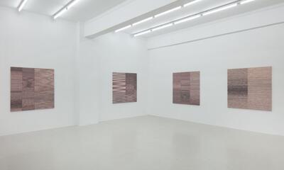 Céline Vahsen, Ausstellungsansicht, 2024, Saarländische Galerie, Berlin. Foto: Ludger Paffrath