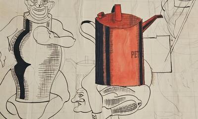 Brusselmans, Les compagnons de l’art (détail) (1939