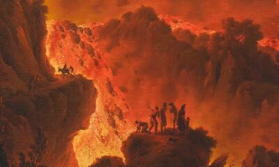 L'eruption du Vesuve © GrandPalaisRmn (musee du Louvre)