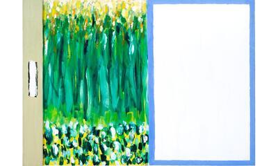 Roger Raveel, Koren en witte rechthoek, 1968-88