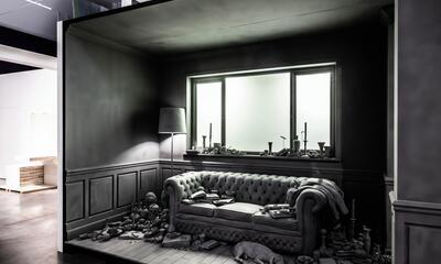 Hans Op de Beeck, The Lounge, 2016