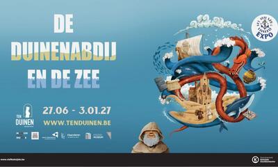 De Duinenabdij en de zee