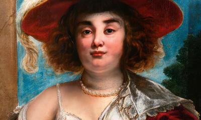 Pikant, Cover. Dit portret toont Elisabeth Jordaens, geschilderd door haar vader Jacob Jordaens tussen circa 1637 en 1645.
