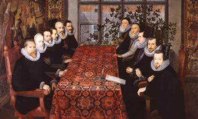 Anoniem, De ondertekening van het Verdrag van Londen in 1604